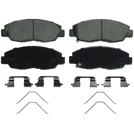 Wagner Brakes Ceramic Disc Pad Set, Zd1578 ZD1578